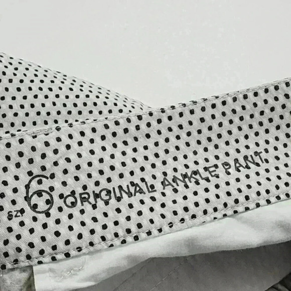 Loft Polka Dot Original Ankle‎ pants Women's Size 6 1743 - Picture 6 of 9